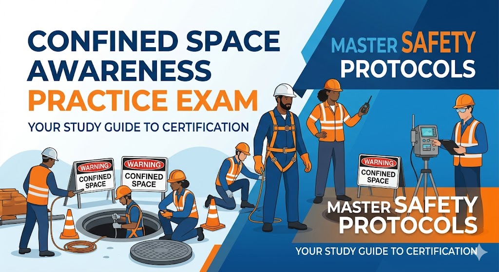 Confined Space Awareness Practice Test Banner