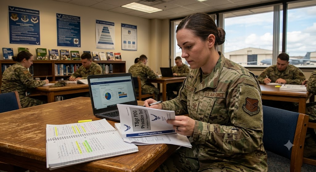 Technical Sergeant (TSgt) Professional Development Guide (PDG) Practice Test Banner