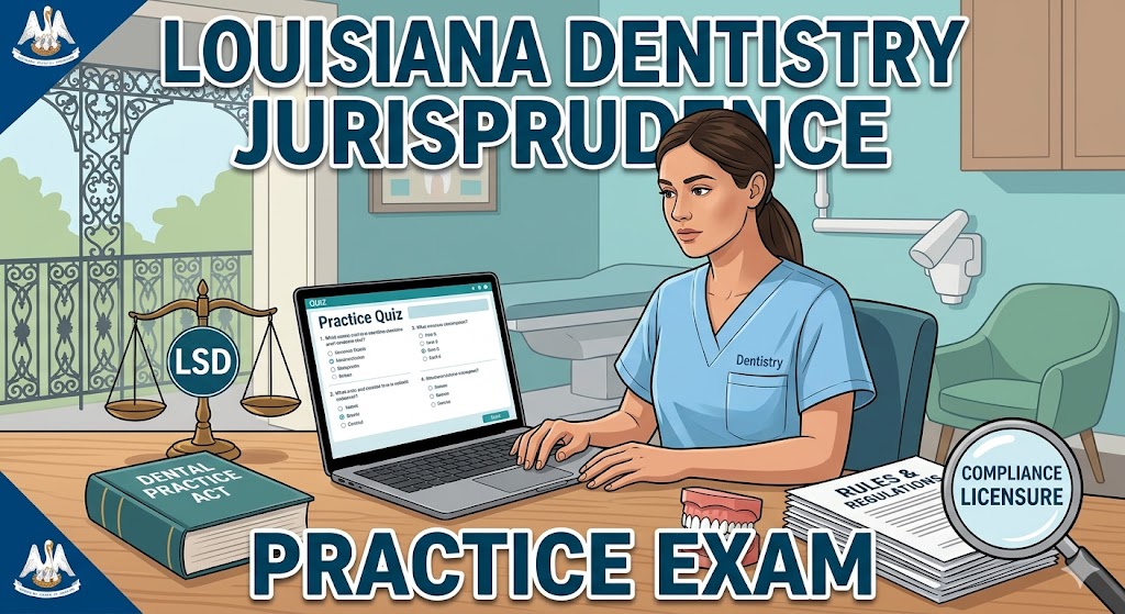 Louisiana Dentistry Jurisprudence Practice Exam Banner