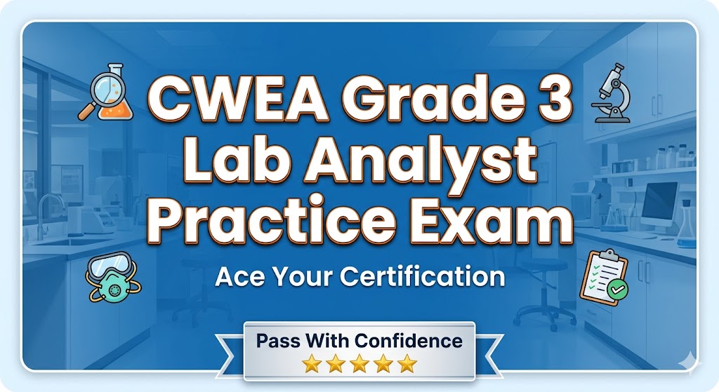 CWEA Grade 3 Lab Analyst Practice Exam Banner