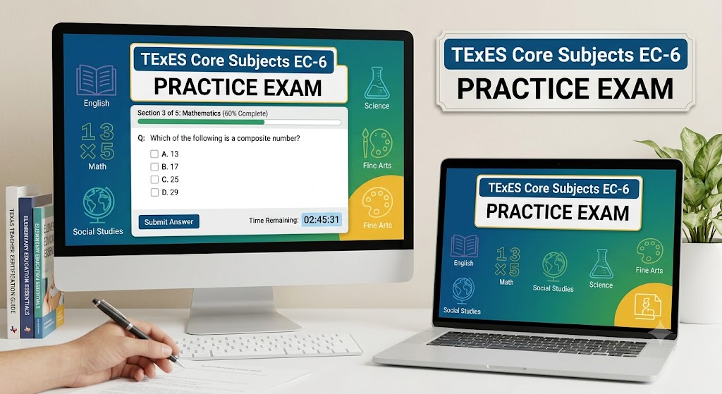 TExES Core Subjects EC-6 Practice Test Banner
