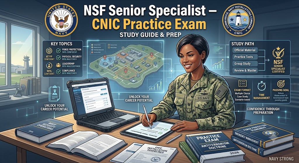 NSF Senior Specialist – CNIC Practice Exam Banner
