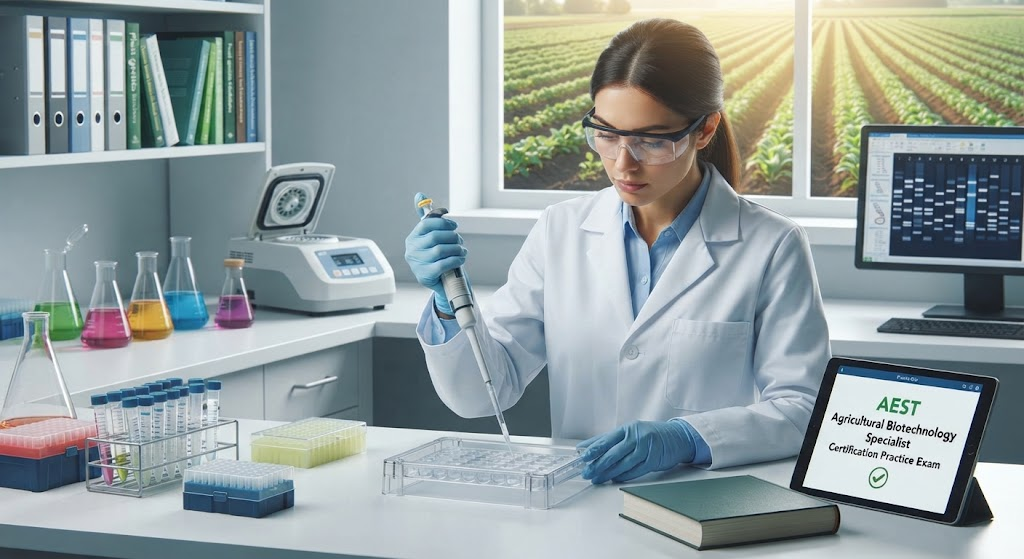 AEST Agricultural Biotechnology Specialist Certification Practice Exam Banner