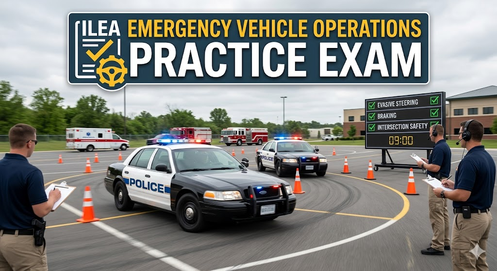 ILEA Emergency Vehicle Operations (EVO) Practice Test Banner