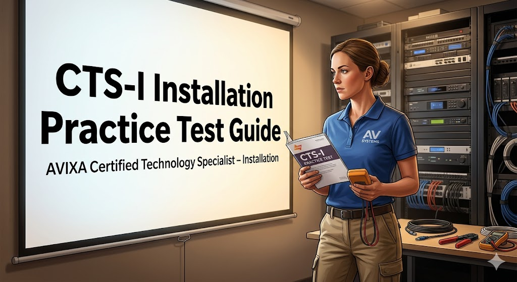 InfoComm / AVIXA Certified Technology Specialist – Installation (CTS‑I) Practice Test Banner