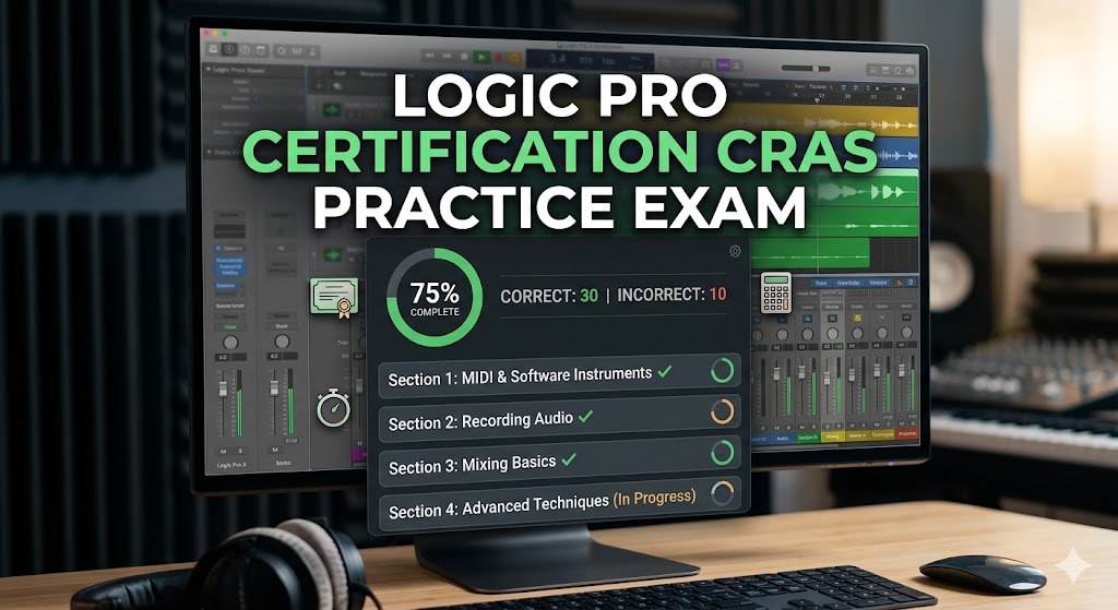 Logic Pro Certification CRAS Practice Test Banner