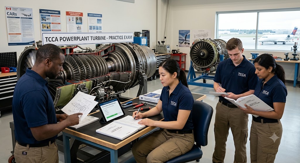 TCCA Powerplant Turbine Practice Test Banner
