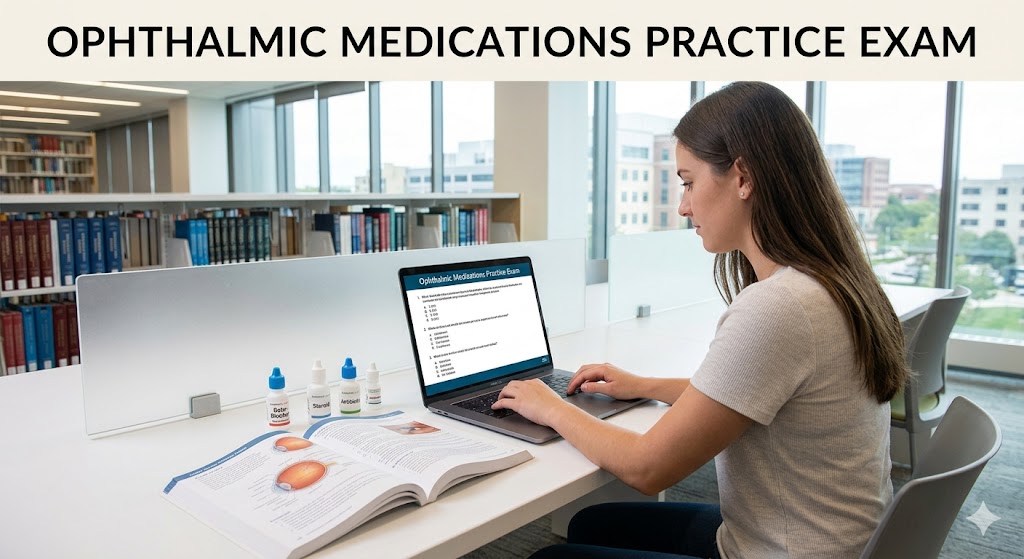 Ophthalmic Medications Practice Test Banner