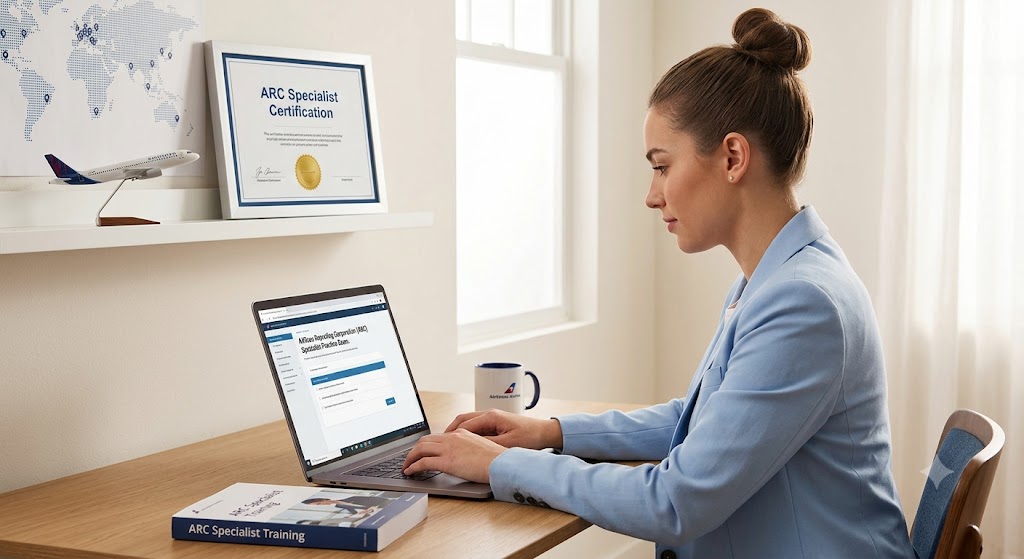 Airlines Reporting Corporation (ARC) Specialist Practice Exam Banner