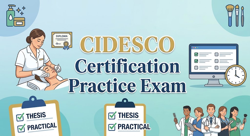 CIDESCO Certification Practice Exam Banner