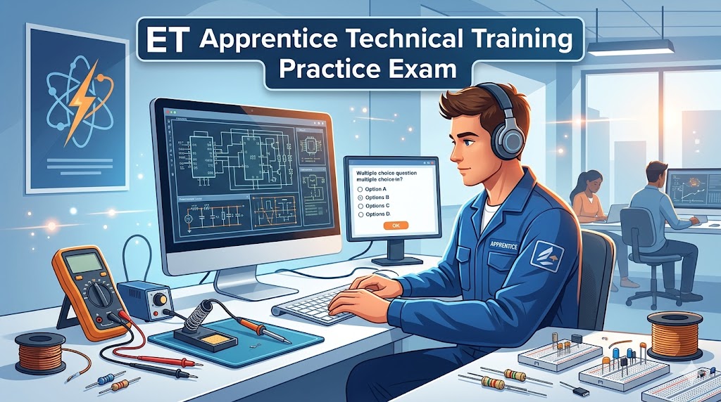 Electronic Technician (ET) Apprentice Technical Training (ATT) Comprehensive Practice Test Banner