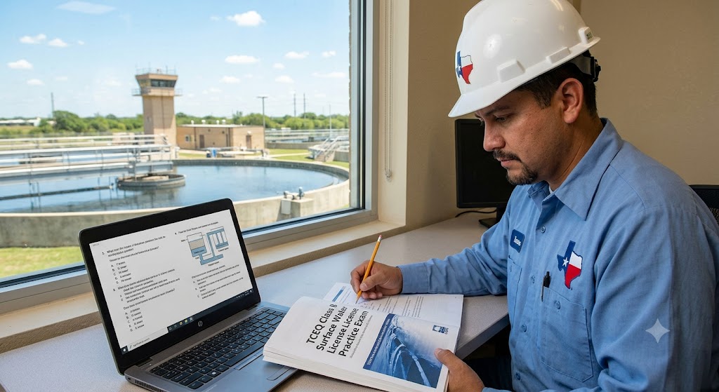 TCEQ Class B Surface Water License Practice Test Banner