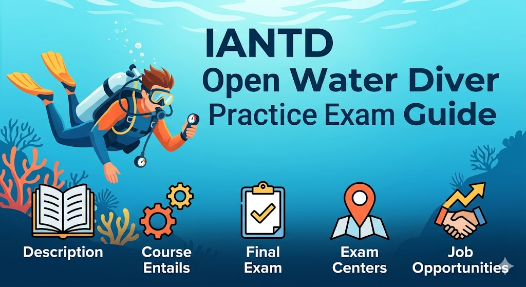IANTD Open Water Diver Practice Exam Banner