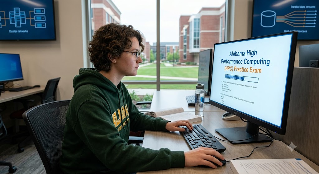 Alabama High Performance Computing (HPC) Practice Exam Banner