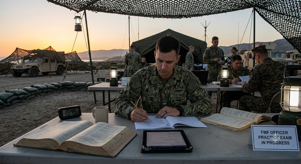 Fleet Marine Force (FMF) Officer Practice Test Banner