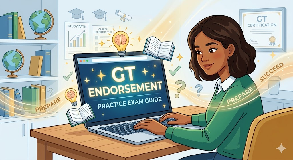 Gifted and Talented (GT) Endorsement Practice Exam Banner