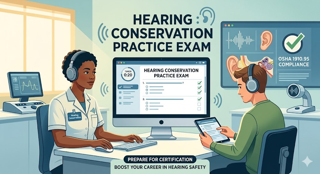 Hearing Conservation Practice Test Banner