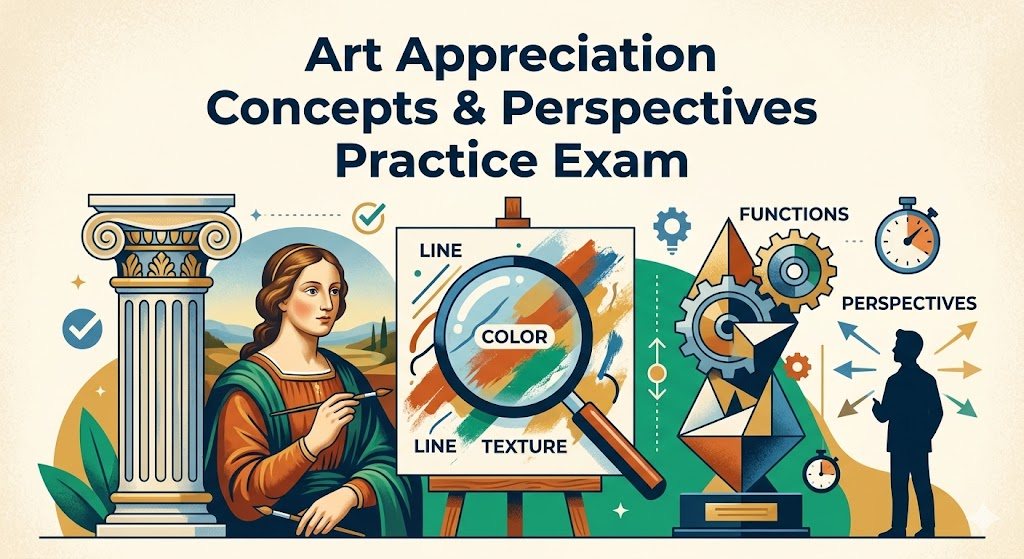 Introduction to Art Appreciation: Concepts, Functions, and Perspectives Practice Test Banner