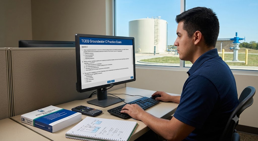 TCEQ Groundwater C Practice Exam Banner