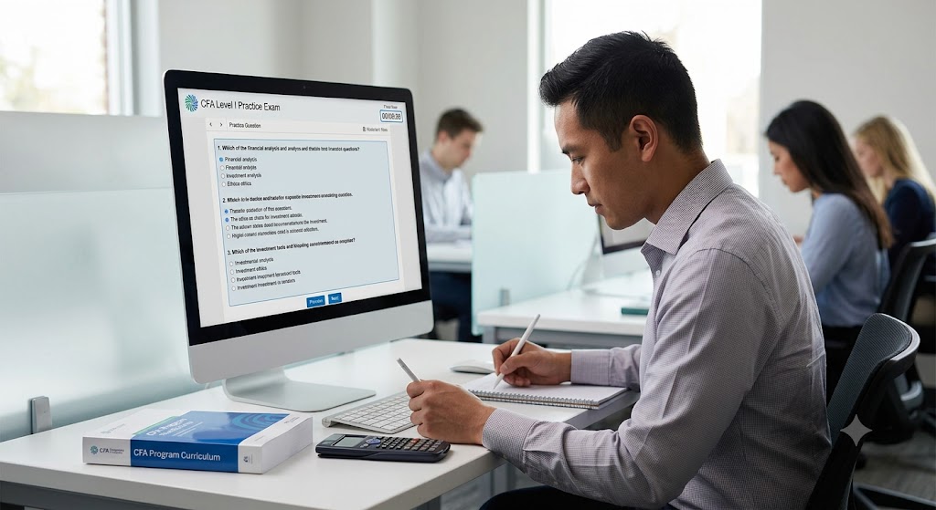 CFA Practice Test & Exam Prep Banner