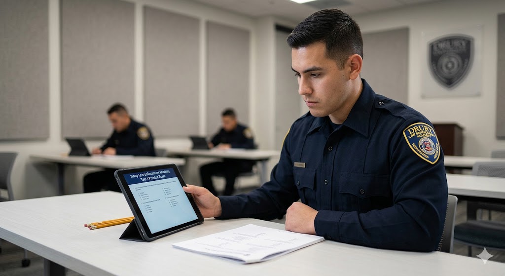 Drury Law Enforcement Academy Test 1 Practice Banner