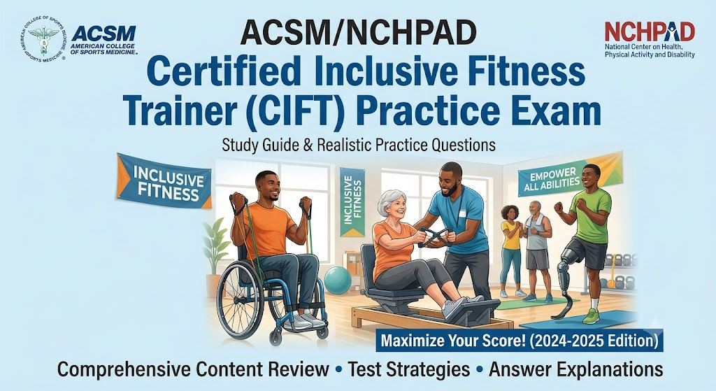 ACSM/NCHPAD Certified Inclusive Fitness Trainer (CIFT) Practice Test Banner