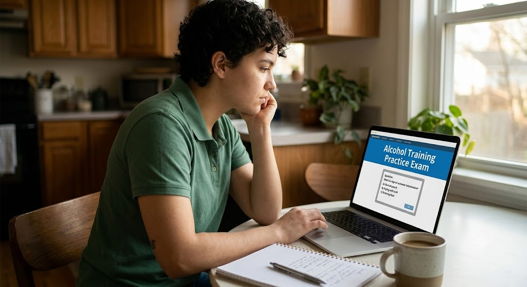 Alcohol Training Practice Exam Banner