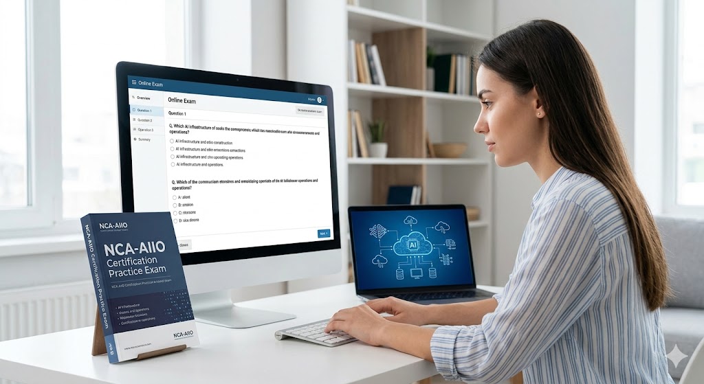NCA AI Infrastructure and Operations (NCA-AIIO) Certification Practice Exam Banner