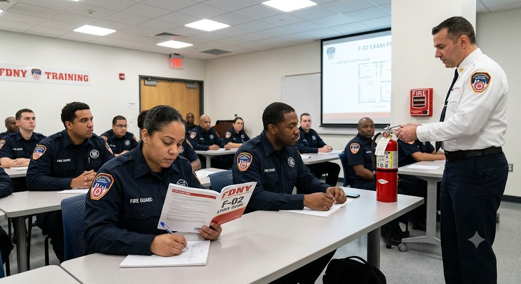 Questions and Answers for New York Fire Guard for Shelters Exam Banner
