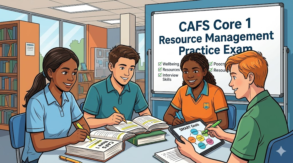 CAFS Core 1: Resource Management Practice Test Banner