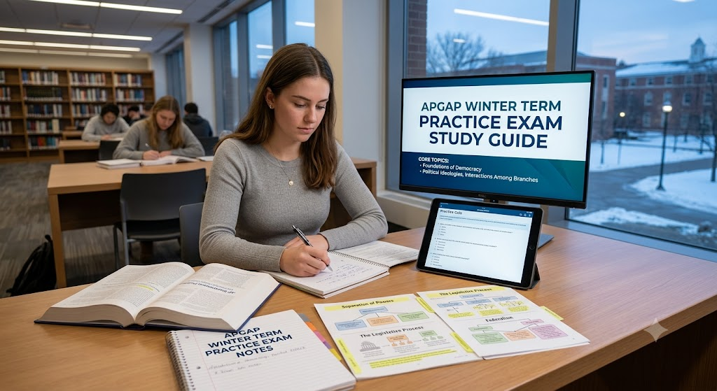 APGAP Winter Term Practice Exam Banner
