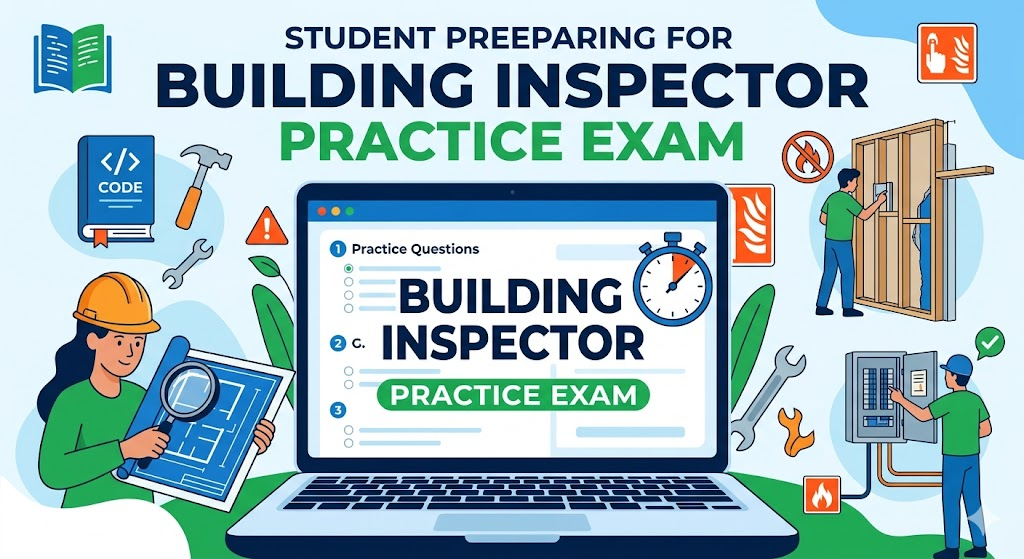 Building Inspector Practice Exam Banner