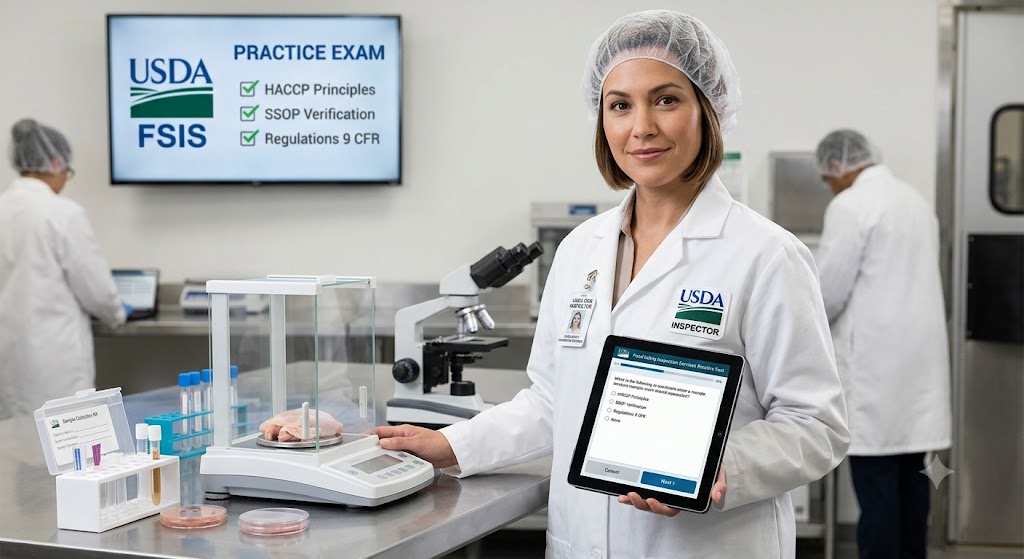 USDA Food Safety Inspection Services Practice Test Banner