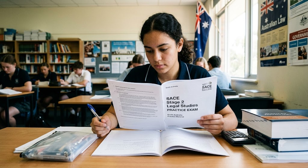 SACE Stage 2 Legal Studies Practice Exam Banner