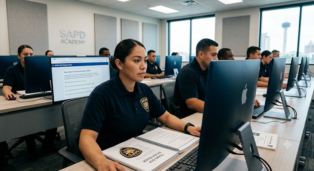 SAPD Code of Criminal Procedure (CCP) Practice Exam Banner