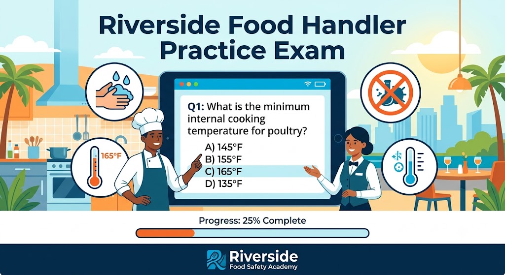Riverside Food Handler Practice Test Banner