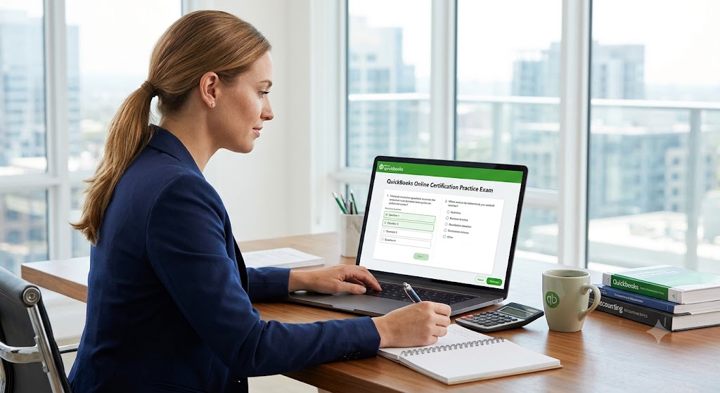 QuickBooks Online Certification Practice Test Banner