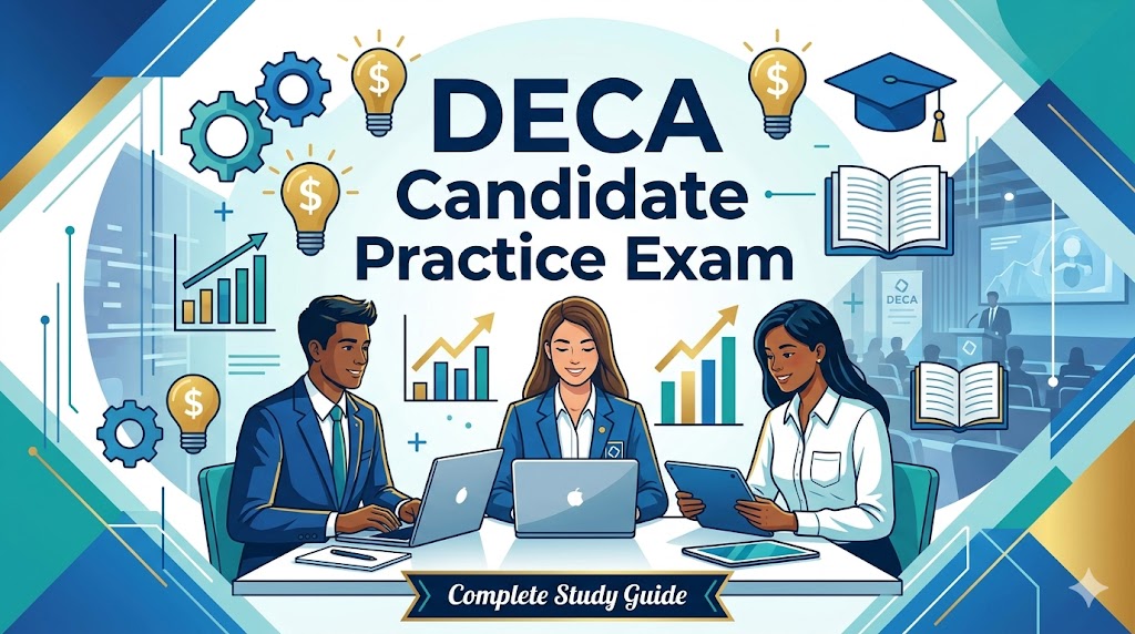 DECA Candidate Practice Exam Banner