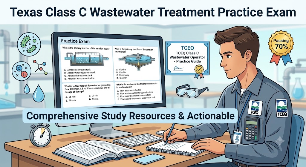 Texas Class C Wastewater Treatment Practice Exam Banner
