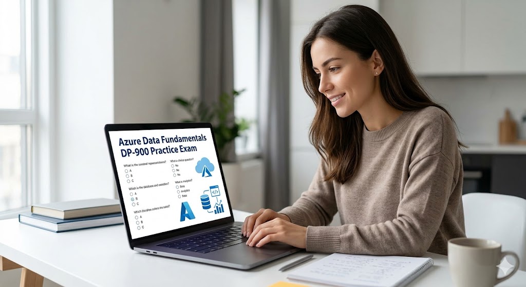 Microsoft Certified: Azure Data Fundamentals (DP-900) Practice Test Banner