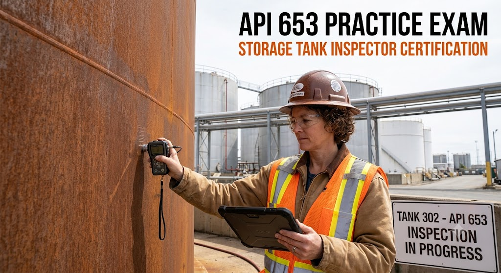 API 653 – Aboveground Storage Tank Inspector Certification Practice Test. Banner