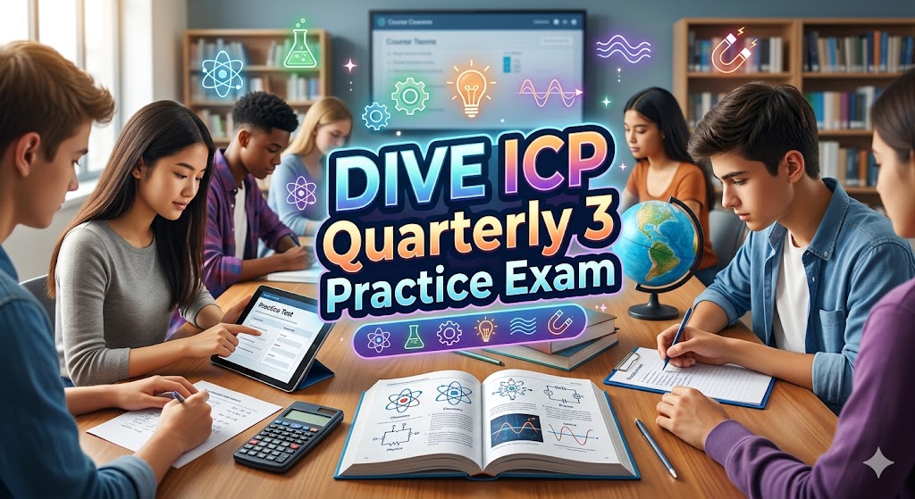DIVE Integrated Chemistry and Physics (ICP) Quarterly Exam 3 Practice Banner