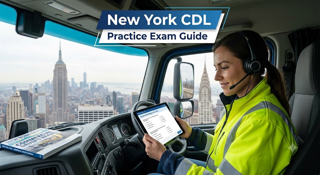 New York CDL Practice Exam Guide Banner