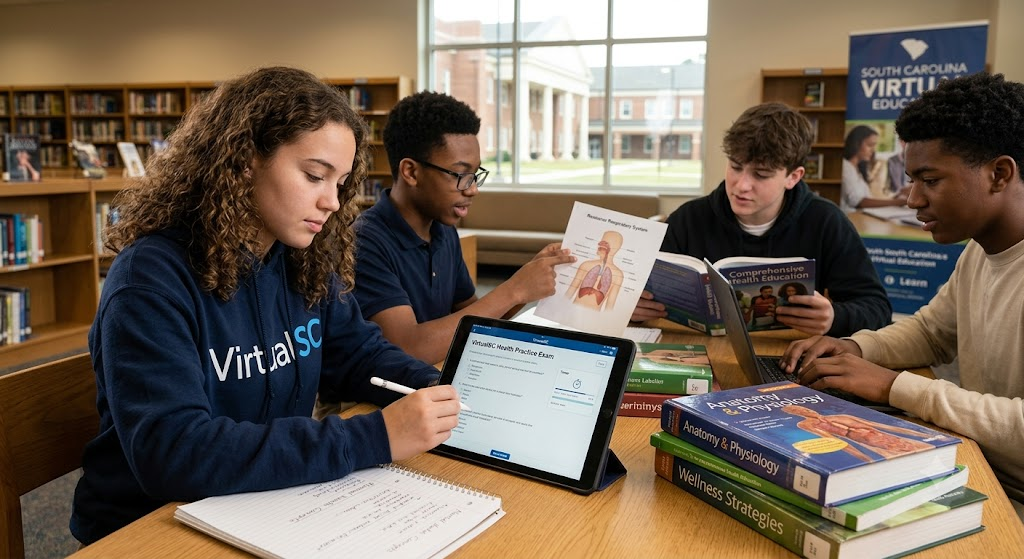 VirtualSC Health Practice Exam Banner