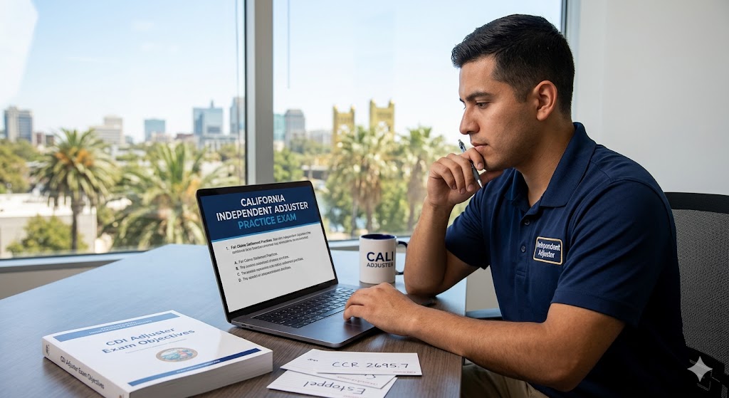 California Independent Adjuster Practice Exam Banner