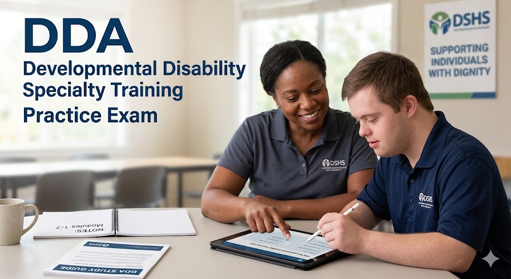 DDA Specialty Training Practice Test Banner
