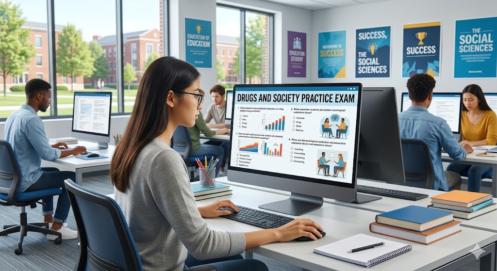Drugs and Society Practice Exam Banner