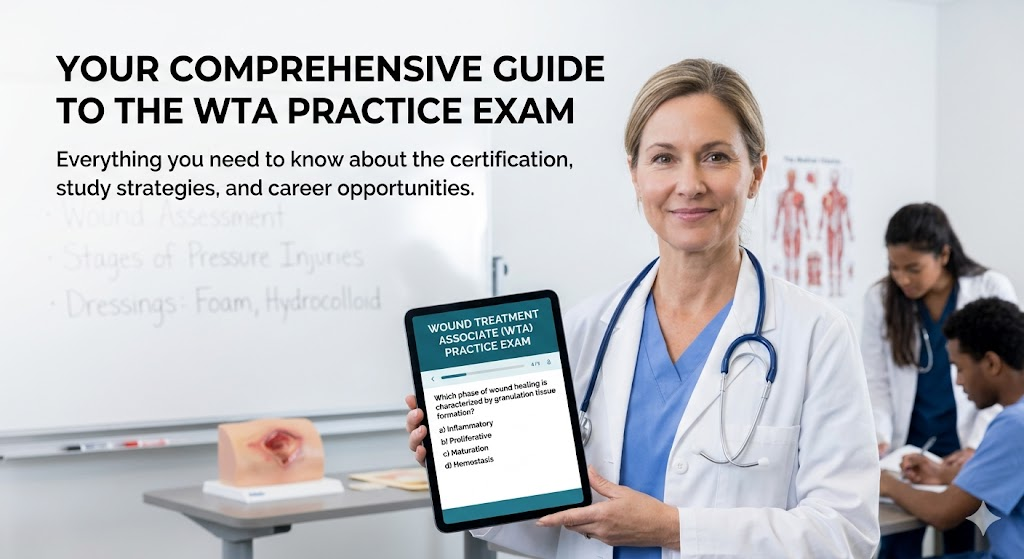 Wound Treatment Associate (WTA) Practice Exam Banner