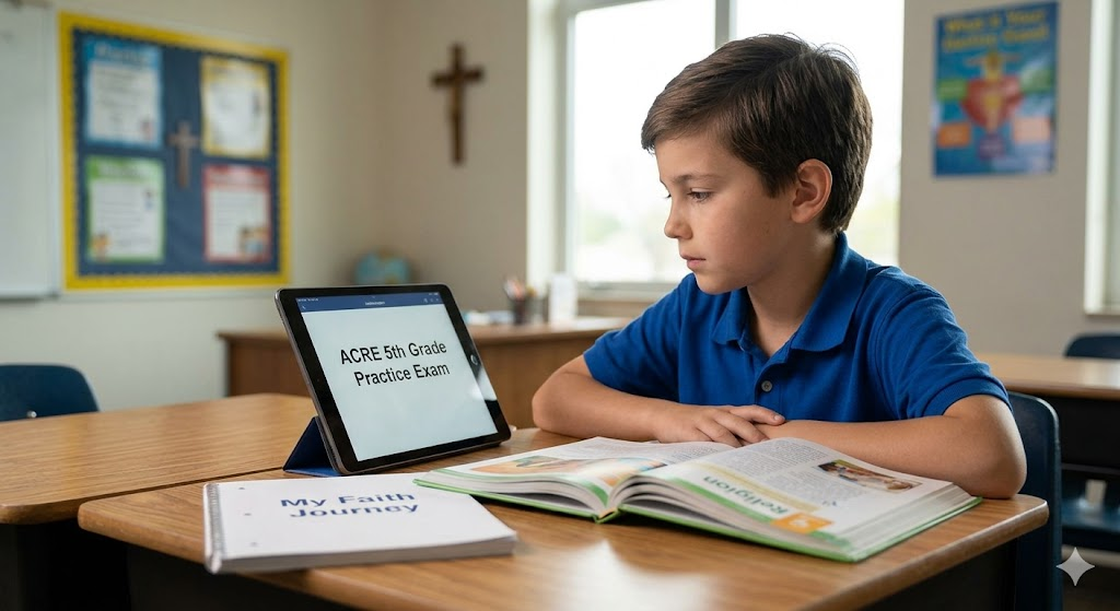 Assessment of Children Religious Education (ACRE) 5th Grade Practice Test Banner