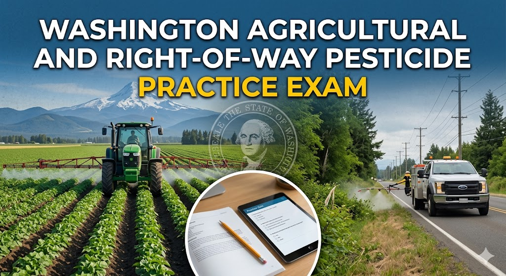 Washington Agricultural and Right-of-Way Pesticide Practice Test Banner